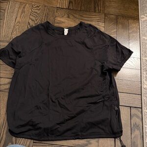 Lululemon Athletica Black Crew Neck Tee